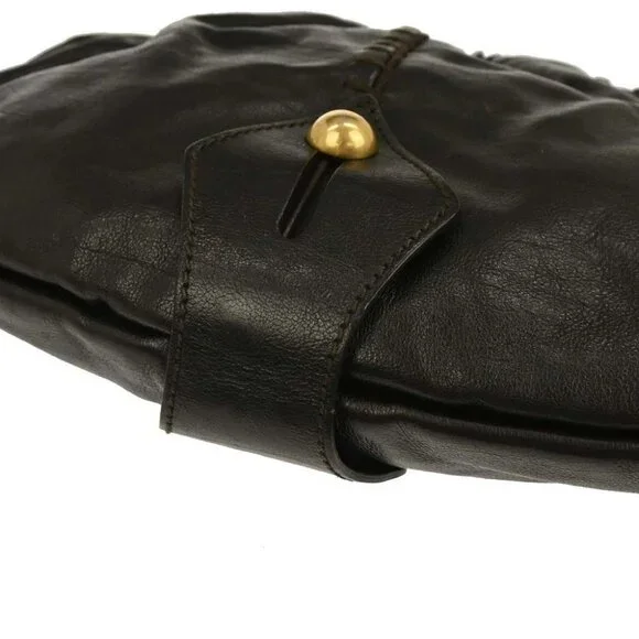 Yves Saint Laurent Dark Brown Medium Mombasa Handbag - Picture 3 of 10